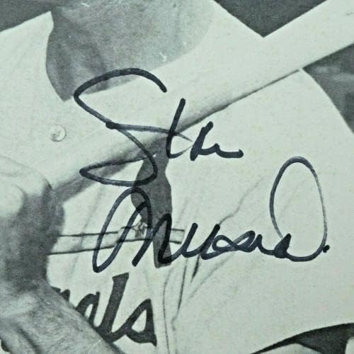 Stan Musial Baseball HOF Aláírt 8.5x11 Magazin Fotó SZÖVETSÉG COA - Dedikált MLB Fotók