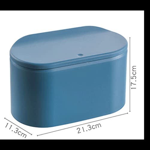 LODLY Kuka, Szemetes Műanyag Asztali Mini Kuka Mini Szilárd Asztali Szemetes (Szín : Kék)