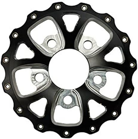 Hegesztési Racing Wheel Középső Szakasz, V-Sorozat, 5 x 4.50 a Csavart Minta, Hátsó Kerék Központ, Alumínium, anódizált Fekete
