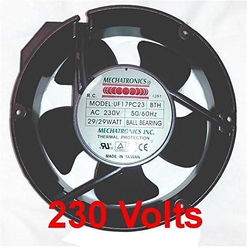 A mechatronika 230V AC Ventilátor (172x51mm, Nagy Sebességű)
