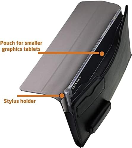Broonel Bőr Grafika Tablet Tok tartó - Kompatibilis az XP-Pen Deco MW Grafikai Rajz Tabletta