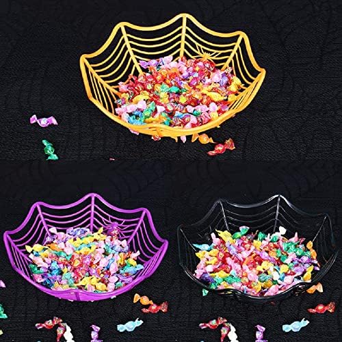N/A Halloween Party Tányér Pókháló Candy Kosár Pókhálót Halloween Party Dekoráció Konyhai felszerelések Keksz, Gyümölcs Lemezek