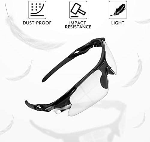 miunruar Biztonsági Szemüveg a Férfiak, a Nők,ANSI Z87.1+UV-védő szemüveg, ütésálló, Sötétített Biztonsági Védőszemüveget