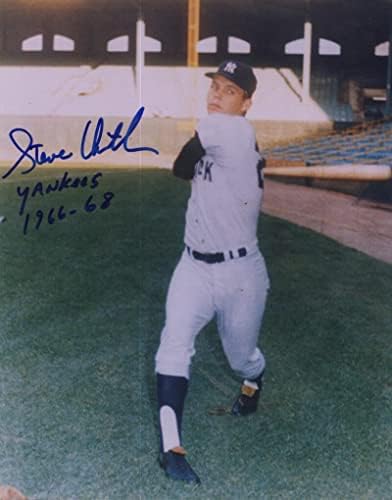 Steve Whitaker New York Yankees 1966-68 Aláírt Dedikált 8x10 Fotó W/Coa - Dedikált MLB Fotók