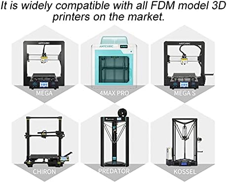 Dami 3D-s Nyomtatási Anyagok 3D-s Nyomtató PETG Végtelen 1.75 mm-es 3D-s Nyomtató Dimenziós Pontosság +/- 0,02 mm 1kg 1 Orsó(Szín:Átlátszó,