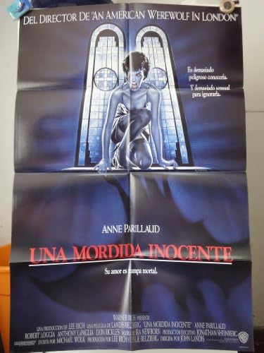 Eredeti Spanyol Film Poszter Una Mordida Inocente Ártatlan Vér Anne Parillaud John Landis Renato Casaro