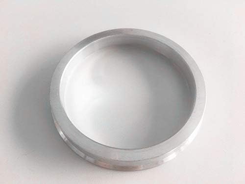 NB-AERO 4pc Ezüst Alumínium Hubrings 73.1 mm (Kerék), hogy 60.1 mm (Hub) | Hubcentric Középső Gyűrű 60.1 mm 73.1 MM, sok