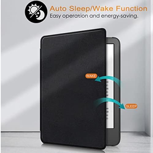 Slim tok Új Kindle 11. Generáció - 2022 Kiadás (6 hüvelyk, Modell C2V2L3) - Prémium PU Bőr Bookcover Auto Sleep/Wake (Szép