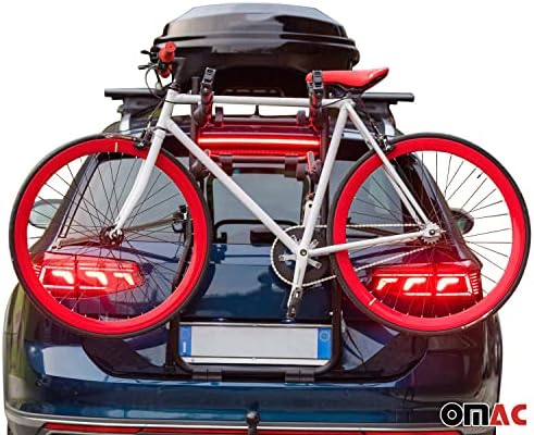 OMAC 3 kerékpártartó a Ram Promastercity 2015-2023 Fekete | Csomagtartóba Szerelhető kerékpártartó 99 Kg Terhelés Összecsukható