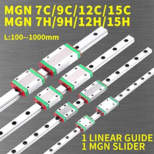 Lineáris Útmutatók 3D-s Nyomtató MGN7C MGN7H MGN9C MGN9H MGN12C MGN12H MGN15C MGN15H Miniatűr Lineáris Vasúti Dia 1db MGN