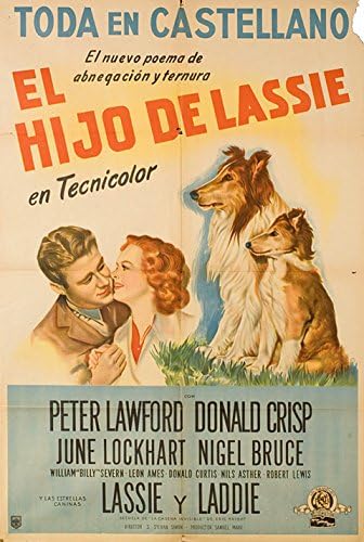 Fia Lassie 1945 Argentin Poszter