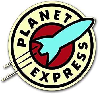 A bolygó Expressz Logó Matrica (Vicces Lökhárító Futurama tv)