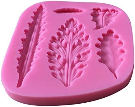 AKOAK Rózsaszín 3D-s Fa avar Torta Fondant Szilikon Penész Fondant Agyag Penész Csokoládé Öntőforma DIY Dekorációs Eszköz